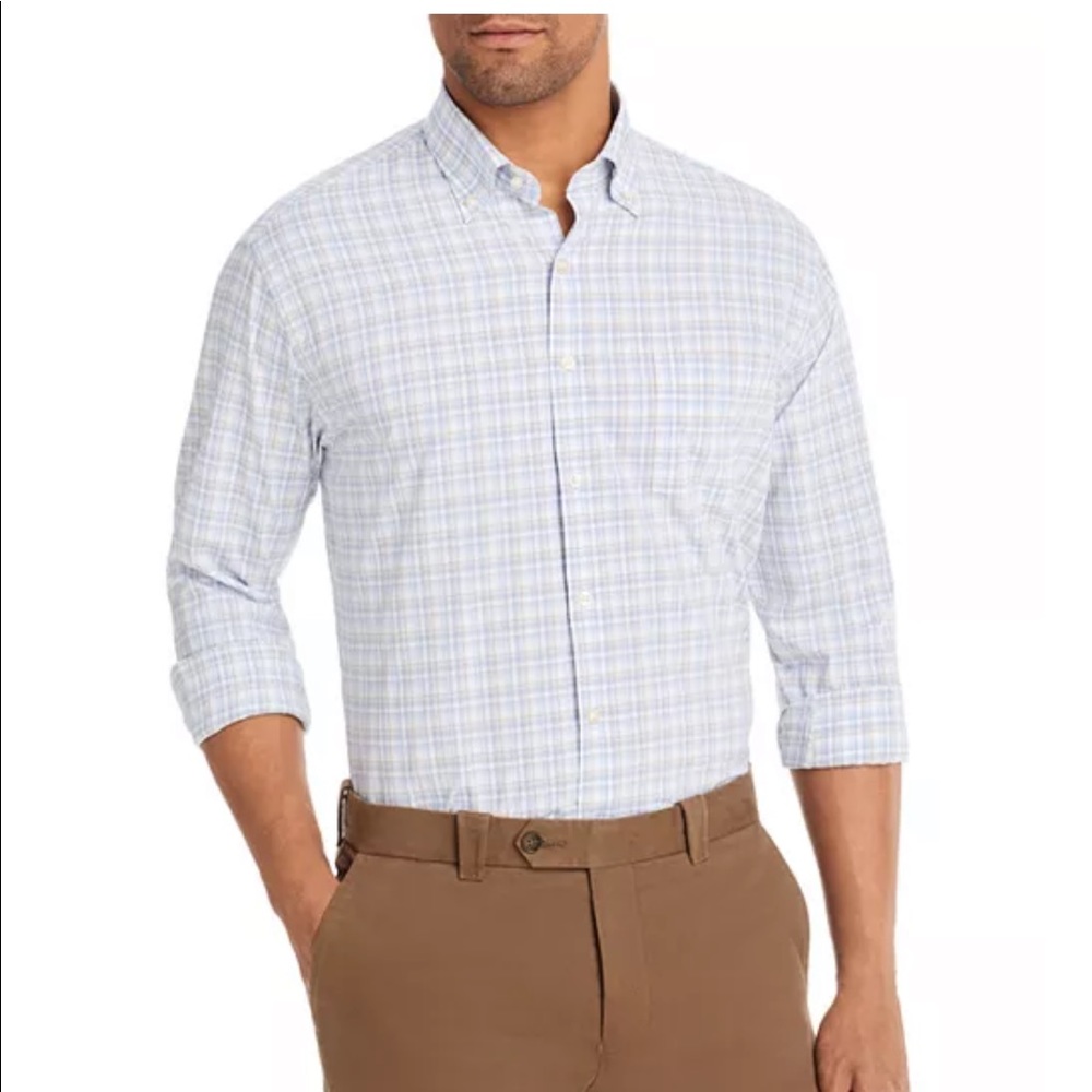 Peter Millar Plaid Long Sleeve Shirt
